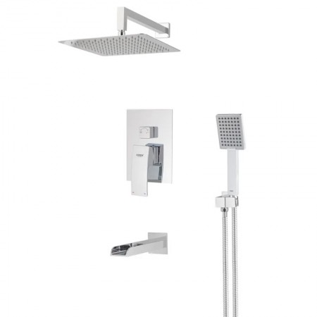 Тропический душ скрытого монтажа Koer KB-68007-01 KR3466 излив водопад Тропический душ скрытого монтажа Koer KB-68007-01 KR3466 излив водопад